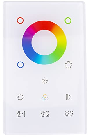 SIRS-E RGB & RGBW LED Touch DMX Wand-Controller SR-2812B-DMX-US WD - Weiß