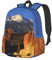 EVANEM Pikes Peak Colorado bedruckter Rucksack ergonomischer Laptop-Rucksack Unisex Computertasche leichter lässiger Tagesrucksack Sport Laptop Rucksack, Schwarz , One size