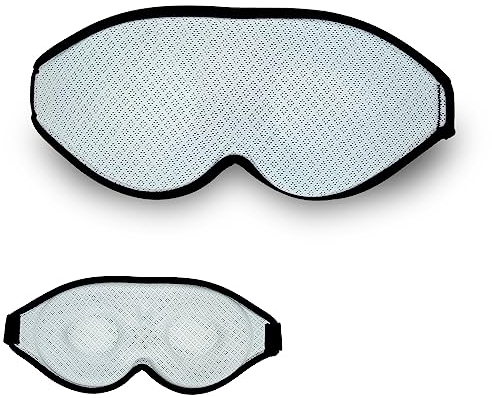 Augenmaske Schlafmaske,lichtblockierende Augenmaske,Bequeme & Verstellbare Schlafmaske für Damen und Herren,3D Schlafmaske,für Unterwegs,Schichtarbeit (Baby blau)
