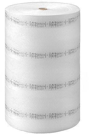 IMBALLAGGI 2000 - Pluriball Imballaggio 1Pz, 1,25x200mt 55gr/mq, Ideale per Spedizione Trasloco e Trasporto, Plastica con Bolle Valida, per Protezione Oggetti (1,25x200mt)