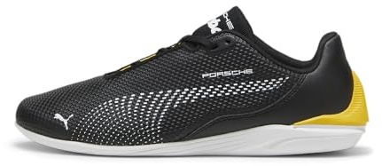 PUMA Herren Porsche Legacy Drift Cat Decima Sneaker, Black-Sport Yellow, 43 EU