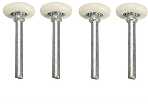 WIPPWER Heavy Duty Nylon Garage Door Roller Wheel Ball Sealed Bearing 105mm 2 Inch Nylon Amp Steel Wheels 4Pcs Casters