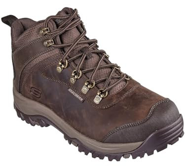 Skechers Herren RELMENT Lennox Stiefelette, Cocoa, 46 EU