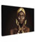 MuchoWow© Bild auf Leinwand 60x40 cm Schlafzimmer Bilder Badezimmer Wand Deko Wohnzimmer Modern Wanddeko Bilderwand Geschenk Frau - Gold - Porträt - Schmuck - Luxus