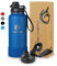 hydro2go Edelstahl-Trinkflasche mit Sportdeckel – BPA-frei, auslaufsicher, isolierte Flasche für Sport und Outdoor, hält Getränke 24 h kalt oder 12 h heiß (Blue, 950 ml)