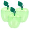 LABRIMP 3st Weihnachtsapfel-geschenkbox Bonbonglas Aus Plastik Bonbonhalter Aus Kunststoff Plastikdosen Plastikdose Für Die Küche Plastikversiegeltes Glas Plastikbehälter Light Green P.s