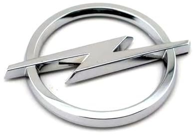 GFHZZS Coche Emblema Insignia Logo para Opel Zafira B 2005-2010,ABS 3D Metal Capo Delantero O Puerta Capo Maletero Capó Delantero y Rejilla Calcomania Pegatina Coche Estilo Accesorios,9.1CM