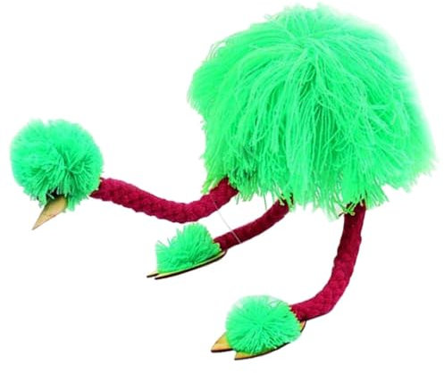 Toyvian Ostrich Marionette Puppe Aus Interaktive Marionette Für Junge Mädchen Kreatives Puppenspielzeug Leuchtendem Für Schulaufführungen Und Eltern-Junge Mädchen-interaktion