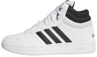 adidas Unisex Hoops Mid Classic Shoes, FTWR White/Core Black/Orbit Grey, 38 2/3 EU