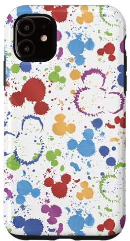 Disney Ink and Paint Mickey Mouse Icon Splat Pattern Case for iPhone 11