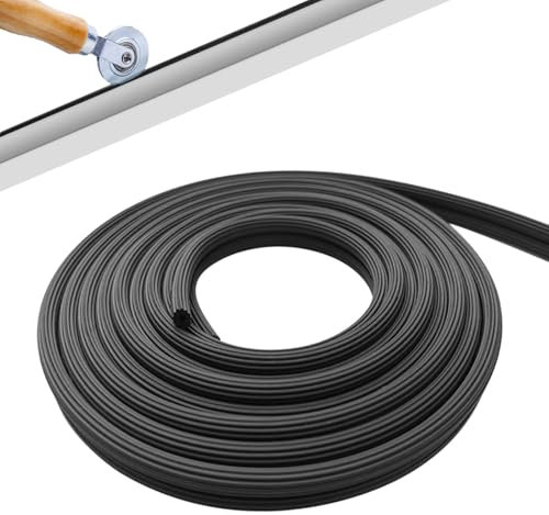 30 metros de diámetro de 3,0 mm de cinta de refuerzo de goma, cordón de goma negro, para mosquitera