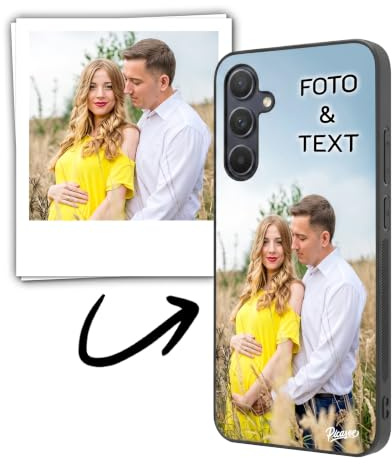 Picasee Personalisierte Handyhülle für Samsung Galaxy A56 5G A566B Hülle - Handyhülle selbst gestalten - stoßfeste Schutzhülle, Kameraschutz, Personalisierte Geschenke Foto oder Text