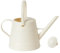 Arrosoir décoratif de 3,8 L, Outils de Jardin, Longue Ouverture, poignée incurvée, récipient Portable givré de Grande capacité pour terrasse intérieure, Beige Pulvérisateur Plantes (White, 38x30cm)