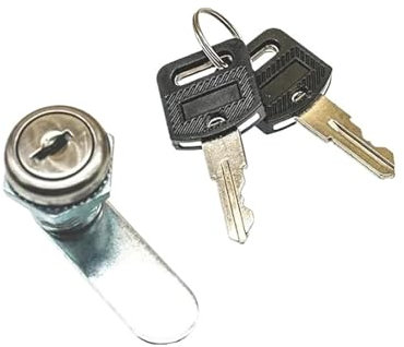 Cerradura de leva de acero inoxidable de 16-20 mm for gabinete, caja de caudales, cajón, taquilla, gimnasio, escuela, caja de aire, yate, coche, MX17, 1 unidad(20mm 26mm)