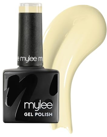 Mylee Gel Nail Polish 8ml [Lemonade] - UV/LED Soak-Off Nail Art Manicure | Pedicure for Professional, Salon & Home Use [Yellow/Orange Range] - Long Lasting & Easy to Apply