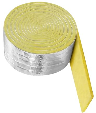 Gihioue Isolation de tuyaux de chauffage et d'installation, 10 m, protection ignifuge, pour industriel, distribution d'eau chaude, chauffage, ventilation, air, hiver, extérieur, , maison, toit