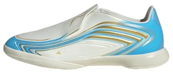 adidas Unisex Kids F50 Messi League Kids Fußballschuh, Hallenböden, ohne Schnürsenkel