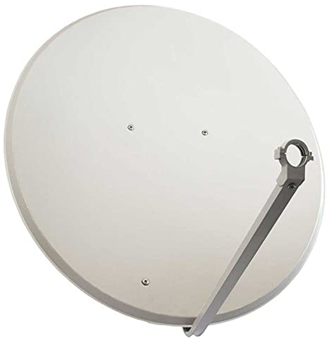 SkyRevolt SRS100 Satellitenschüssel 100cm Stahl Hellgrau Satellitenantenne SAT Offset Spiegel 4K
