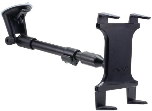 ARKON Mounts TAB-CM117 - Soporte de Ventosa para Parabrisas, Color Negro