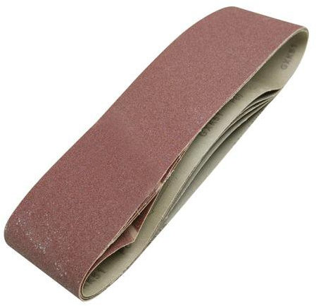 Qty 5 - Sanding Belts 100mm X 915mm 80 Grit - for Belt Sanders