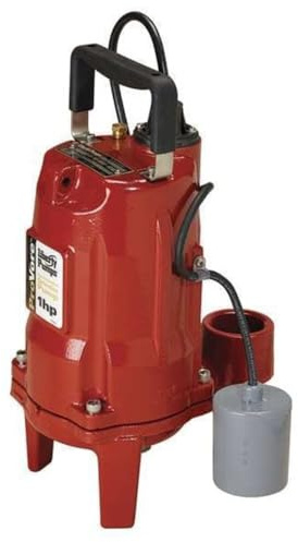 Liberty Pumps PRG101A ProVore PRG Series Automatic Residential Grinder Pump, 1 HP, 115-volt, Red, one-size