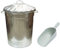 S&MC Gardenware Large Metal Bin Dustbin / Bird Seed / Animal / Horse / Chicken / Feed / Food / Storage + SCOOP