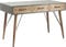 Kare Design Schreibtisch X Factory, Industrial Style, 3 Schubladen, Beton-Optik, viel Stauraum, Langlebig, Skandinavisch, Loft Ambiente, Büro, Home-Office, 76x60x120 cm (H/B/T)