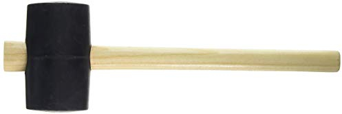 Gummihammer 165g von Hultafors I Ø 350mm I Hammer aus Vollgummi I Ideal für Bodenleger, Fliesen & Karosserie I 823051