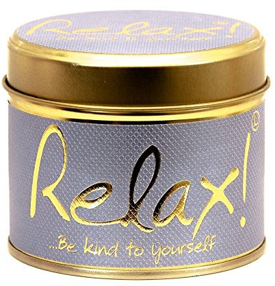 Lily Flame Candle in a Tin - Relax!