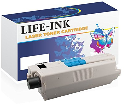 LIFE-INK Toner kompatibel mit Oki 46508712, 46508716 für C332, C332DN, MC363, MC363DN, MC363N | C 332, C 332DN, MC 363, MC 363DN, MC 363N Drucker mit 3.500 Seiten schwarz