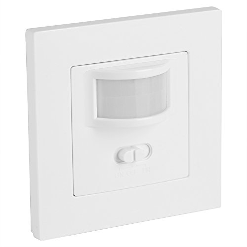 Interruptor de luz con sensor de movimiento, Interruptor PIR de encendido/apagado e Infrarrojo ordinario en pared de 2 en 1 para cocina de escaleras