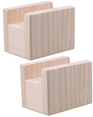 2inch Hight Desk Riser Lifter Wooden Furniture Soft Feet Lifts Storage Lift 4cm Groove Set of 2