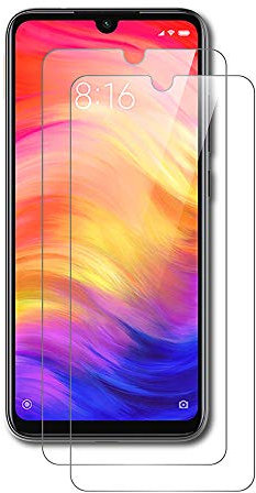 AICEK [2-Pack Protector de Pantalla Xiaomi Redmi Note 7, Cristal Templado para Redmi Note 7 Vidrio Templado Xiaomi Redmi Note 7 Cristal Screen Protector (6,3 Pulgadas)