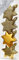 MAGIC 8 Kunststoff Sterne 6cm bruchfest Weihnachtsschmuck Christbaumschmuck Set Gold