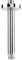 Bracci Doccia, Prolunga Soffione Doccia a Soffitto, Prolunga Tubo Braccio Doccia Superiore in Acciaio Inox G 1/2 (finitura Cromata)(25cm/10in)