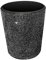 ihreesy Bling Car Garbage Trash Can, Glitter Diamond Trash Container Hanging Garbage Bin Multifunctional Organizer Storage Box Universal Dustbin, Black