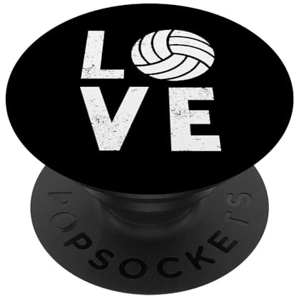 Liebe Volleyball Team Volleyball PopSockets Klebender PopGrip