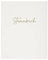 DeinWeddingshop Stammbuch der Familie, Familienstammbuch Hochzeit Standesamt, Leinen mit Prägung - DIN A4, Sand Creme Weiß