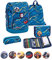 Belmil Premium Comfy Plus ergonomisches Schulranzen Set 5 - teilig, für kleine Kinder/Erstklässler - STAEDTLER, Brustgurt, Hüftgurt, Magnetverschluss (405-73/P/S) (Baltic)