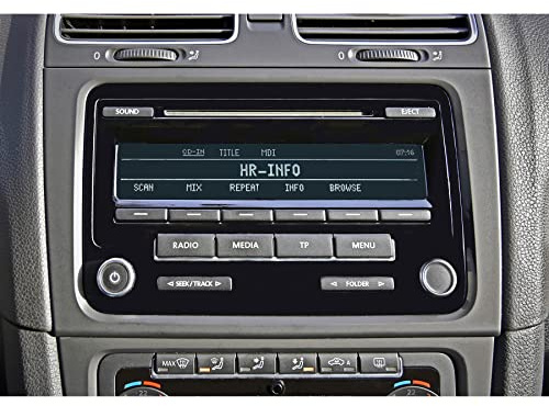 Volkswagen 000063212C - Kit de reequipamiento para Radio Digital Dab+, Control de Radio, Control de Botones, Solo para RCD310, Solo para vehículos sin Entrada Multimedia