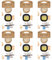 Fresh & More Auto-Lufterfrischer Clips Vanilla Cookie - (6er Pack) 4ml