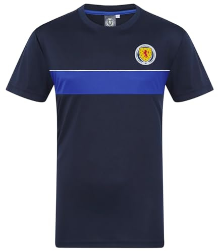 Scotland Official Football Gift Mens T-Shirt Poly Navy Large