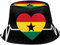 AOOEDM Ghana-Flaggen-Herzschlag-Eimer-Hüte-Reise-Strand-Sonnenschutz-Fischer-Hut für Frau-Mann