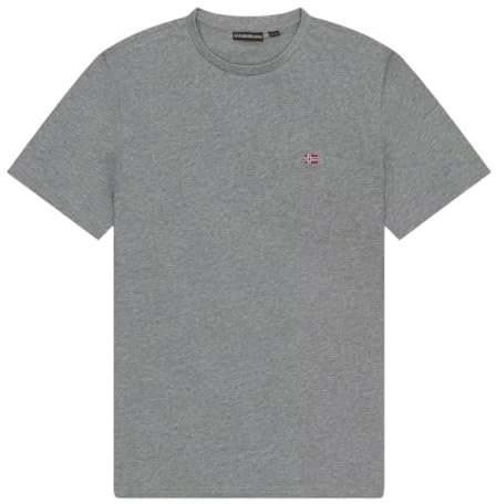 T-SHIRT Uomo NAPAPIJRI SALIS SS SUM NP0A4H8D 160 NED GREY