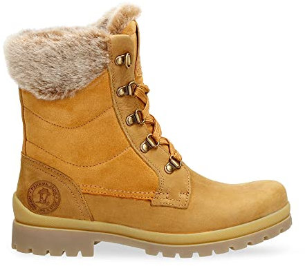 Panama Jack Damen Tuscani Combat Boot, Ocre, 41 EU