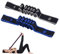 Flyicloud 2 Stück Yoga Stretching Band, Fitnessband mit 8 Schleifen, Yogagurt Dehnungsband, Yoga Stretch Gurt Resistance Bands für Fitness, Pilates, Tanztraining