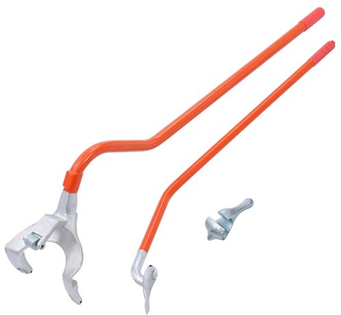 AIM Tools 17.5 to 24.5 Tire Changer Mount Demount Removal Tool Tubeless Truck Extra Bead Keeper Manual Tyre Wheel Changing for Car Truck Repair 451321