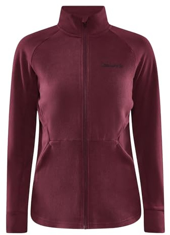 Craft Damen Funktionsjacke Fleecejacke ADV Fleece Midlayer, Farbe:Rot, Artikel:-492000 punsch, Größe:L