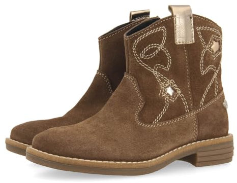 GIOSEPPO Ferma, Stivaletti Bassi con Lacci Bambina, Taupe, 30 EU