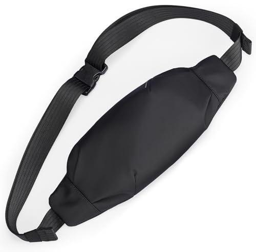Mark Ryden 200g Ultraleicht Umhängetasche Herren, Wasserdicht Sling Bag Slingtasche,Alltagsleben Kleiner Rucksack, Mehrere Taschen Sling Daypacks, für Reisen Wandern Tagestermine reicht - Schwarz